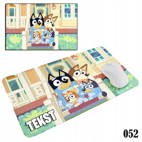 PODKŁADKA POD MYSZKĘ MYSZ WZORY DO WYBORU - BLUEY BINGO PIESKI 29x36cm WORLD CASE