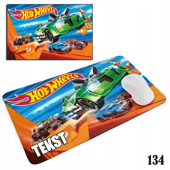PODKŁADKA POD MYSZKĘ MYSZ WZORY DO WYBORU - HOT WHEELS AUTKA 29x36cm WORLD CASE