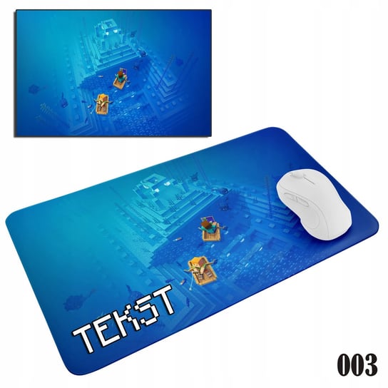 PODKŁADKA POD MYSZKĘ MYSZ WZORY DO WYBORU - MINE.CRAFT GRY I BAJKI 29x36cm WORLD CASE