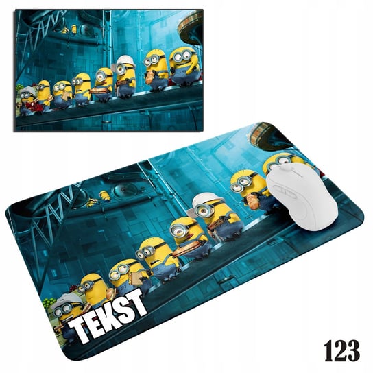 PODKŁADKA POD MYSZKĘ MYSZ WZORY DO WYBORU - MINIONKI MINIONS 20x24cm WORLD CASE