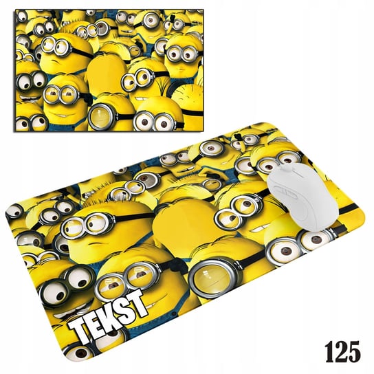 PODKŁADKA POD MYSZKĘ MYSZ WZORY DO WYBORU - MINIONKI MINIONS 29x36cm WORLD CASE