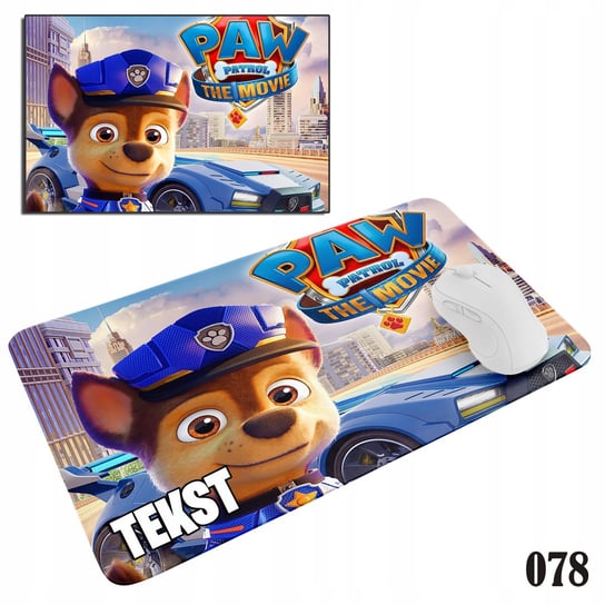 PODKŁADKA POD MYSZKĘ MYSZ WZORY DO WYBORU - PAW PSI PATROL 20x24cm WORLD CASE