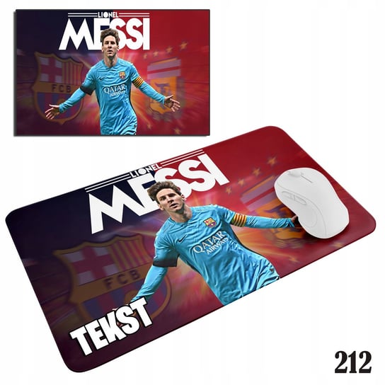 PODKŁADKA POD MYSZKĘ MYSZ WZORY DO WYBORU - PIŁKA NOŻNA MESSI .20x24cm WORLD CASE