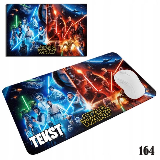 PODKŁADKA POD MYSZKĘ MYSZ WZORY DO WYBORU - STAR WARS GWIEZDNE 20x24cm WORLD CASE