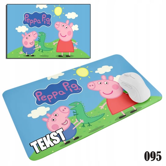 PODKŁADKA POD MYSZKĘ MYSZ WZORY DO WYBORU - ŚWINKA PEPPA GEORGE 20x24cm Inna marka