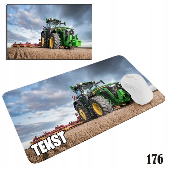 PODKŁADKA POD MYSZKĘ MYSZ WZORY DO WYBORU - TRAKTOR CIĄGNIK ROLNIK 29x36cm WORLD CASE