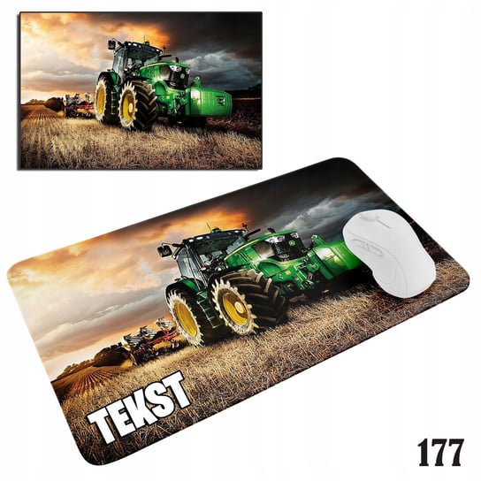 PODKŁADKA POD MYSZKĘ MYSZ WZORY DO WYBORU - TRAKTORY CIĄGNIK DEERE 20x24cm WORLD CASE