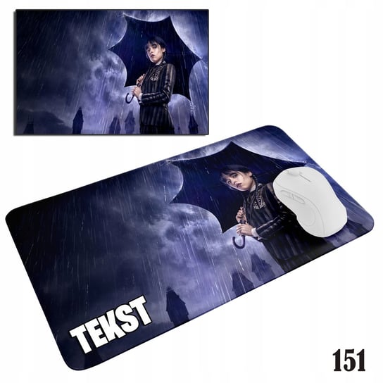 PODKŁADKA POD MYSZKĘ MYSZ WZORY DO WYBORU - WEDNESDAY ADDAMS BAJKI 29x36cm WORLD CASE