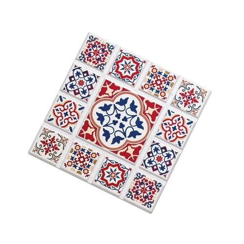 Podkładka Zassenhaus Agadir, Ceramika/Korek, 16 X 16 Cm, Kwiat Zassenhaus
