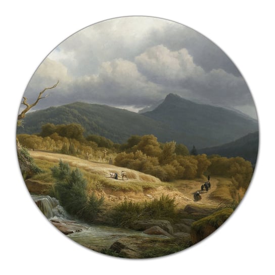 Podkładka ze szkła Malarstwo obraz krajobraz fi40, Coloray Coloray