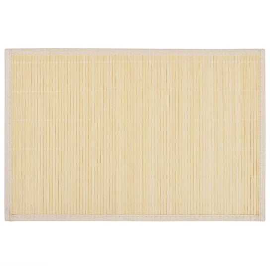 Podkładki bambusowe 30x45 cm, 6 szt., naturalny ko Inna marka