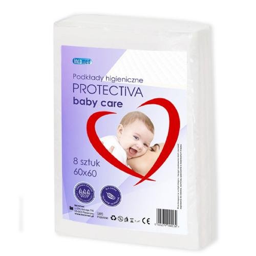 Podkłady Higieniczne Chłonne Baby Care 60X60 8Szt Protectiva