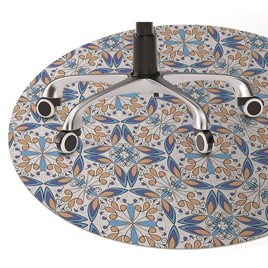 Podłogowa mata pod fotel Marokański ornament Dywanomat