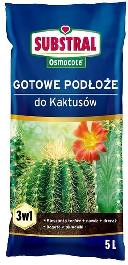 Podłoże do kaktusów 5 l SUBSTRAL Osmocote Substral