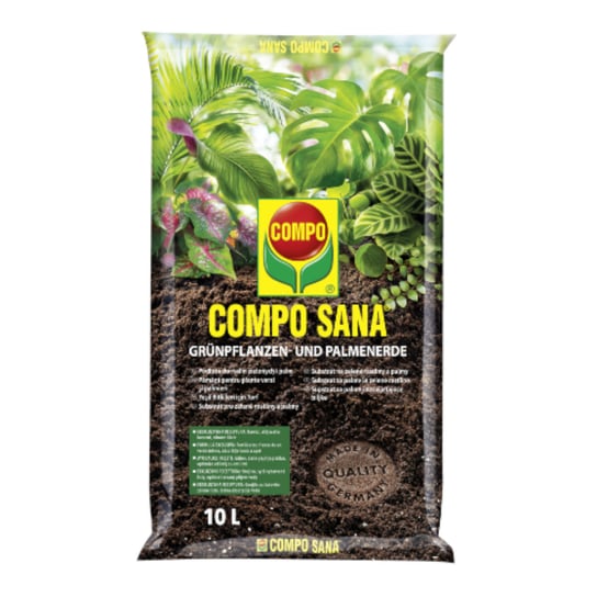 Podłoże Do Roślin Zielonych I Palm Compo Sana 10L Compo