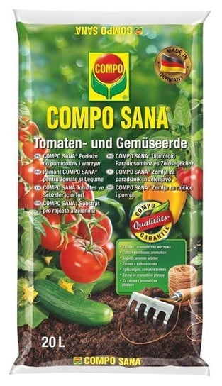 Podłoże idealne do uprawy pomidorów oraz innych warzyw takich jak: papryka, ogórki, cukinia, dynia, sałata, zioła i wiele innych. Compo