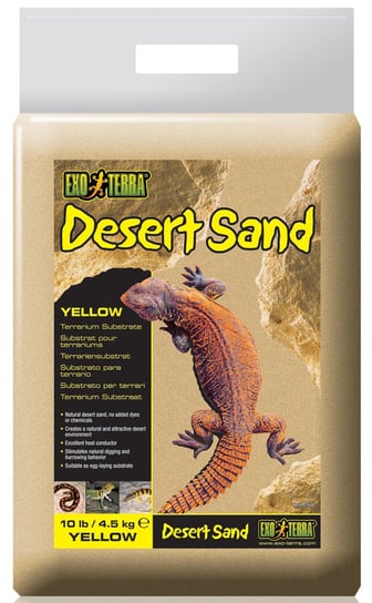 Podłoże naturalne EXO-TERRA PT3103  Desert Sand żółte 4,5 kg piasek EXO-TERRA