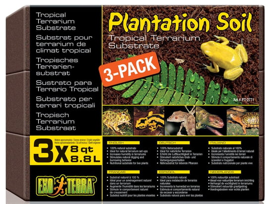 Podłoże tropikalne EXO-TERRA PT2771 Plantation Soil 3-PACK 3x8,8 l EXO-TERRA