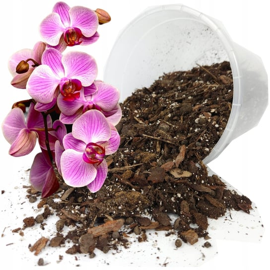 PODŁOŻE ZIEMIA DO STORCZYKÓW ORCHIDEI 5L: kora,kokos,perlit,nawóz, keramzyt brak informacji