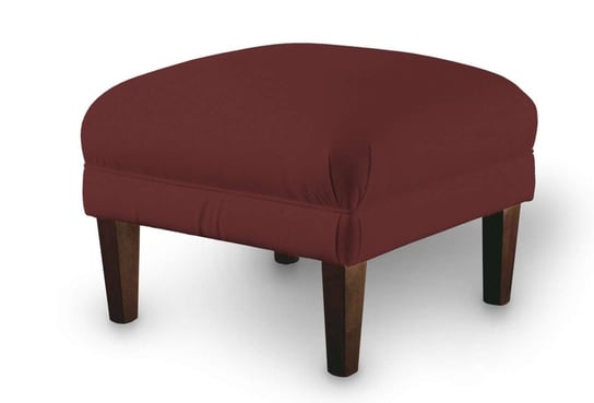 Podnóżek do fotela, bordowy, 56 × 56 × 40 cm, Velvet Dekoria