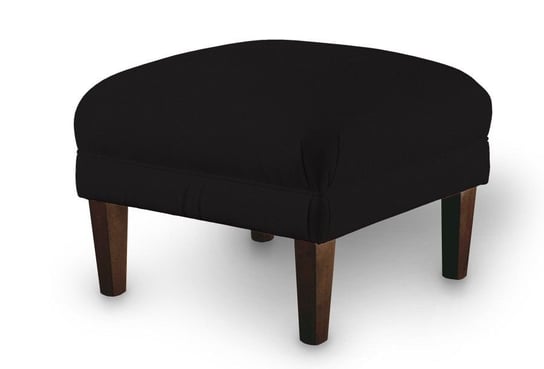Podnóżek do fotela Cotton Panama, czarny, 56x56x40 cm Dekoria