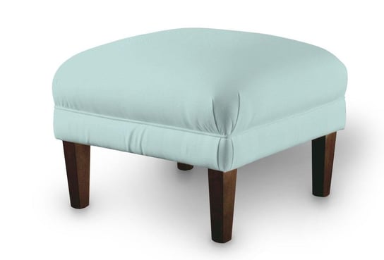 Podnóżek do fotela Cotton Panama, pastelowy błękit, 56x56x40 cm Dekoria