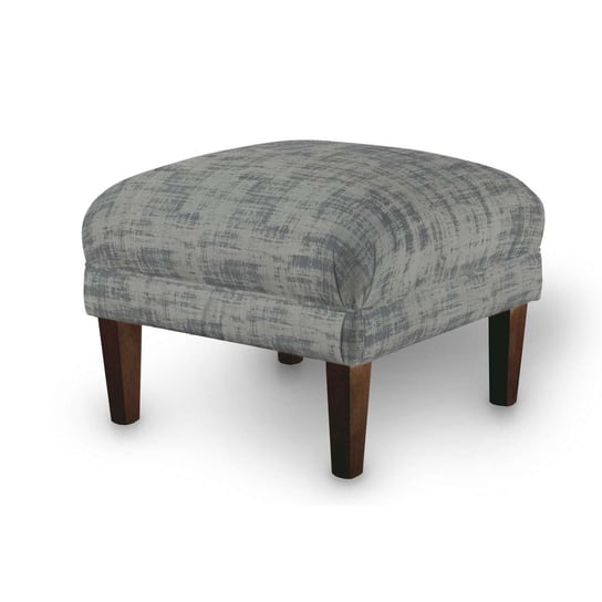 Podnóżek do fotela, szary beton, 56 × 56 × 40 cm, Velvet Dekoria