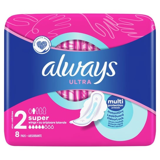 Podpaski, Always Ultra Super Plus, 8 szt Always