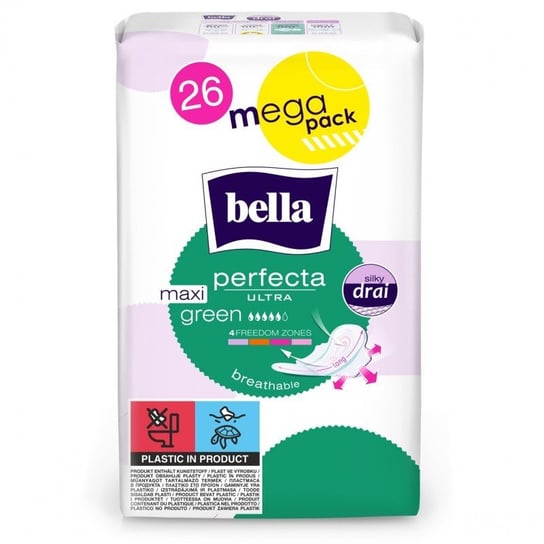 Podpaski higieniczne Bella Perfecta Ultra Maxi Green 26 szt. Bella
