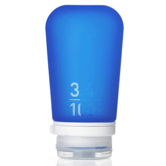 Podróżna silikonowa butelka na płyny do samolotu Humangear GoToob+ L - dark blue Inna marka