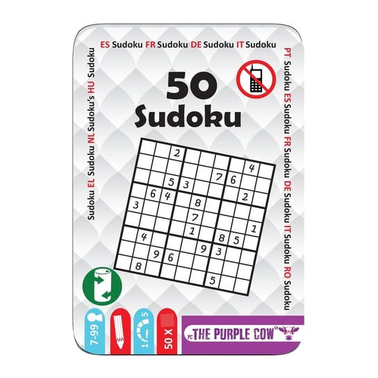 Podróżne łamigłówki The Purple Cow - 50 Sudoku The Purple Cow