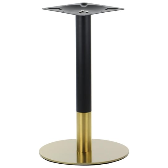 Podstawa stołu/stolika SH-3001-5/G, stal nierdzewna w kolorze złotym / czarny, średnica 45 cm, wysokość 72,5 cm - do hotelu, restauracji ,baru, biura Stema