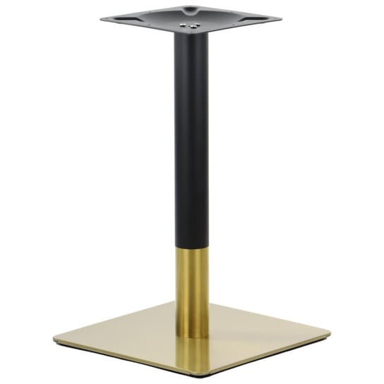Podstawa stołu/stolika SH-3002-5/GB, stal nierdzewna w kolorze złotym / czarny, wymiary: 45x45x72,5 cm - do hotelu, restauracji ,baru, biura Stema