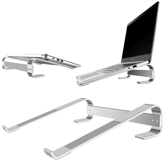 Podstawka aluminiowa pod tablet laptop do 18" Simple S1 (Srebrna) Strado