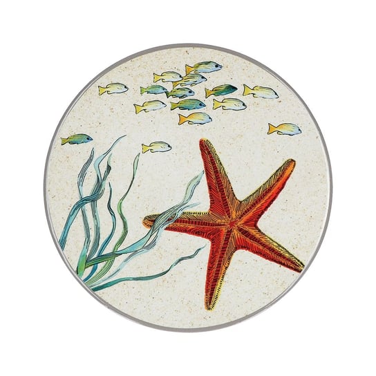 Podstawka okrągła Sea Life rozgwiazda - 20 cm Rose&Tulipani