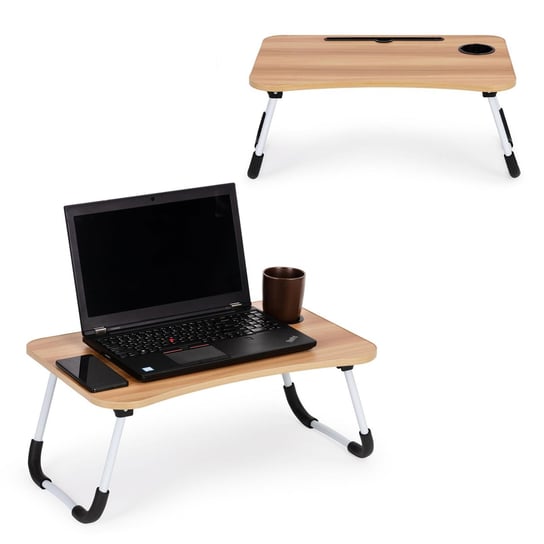 Podstawka pod laptopa stolik do łóżka 60x40cm - Wood ModernHome