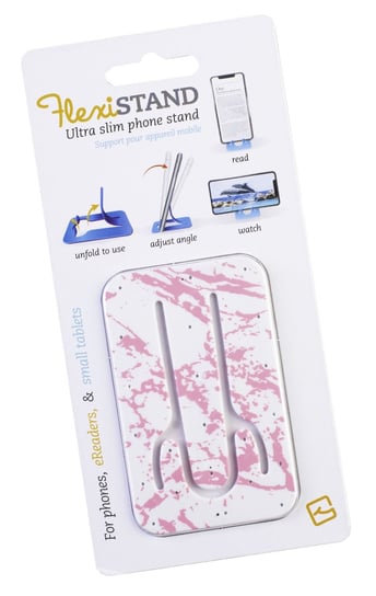 Podstawka pod telefon, Thinking Gifts, Flexistand, Pink Marble Thinking Gifts