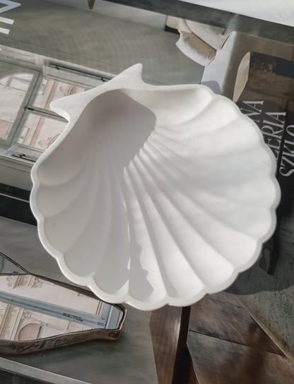 Podstawka w kształcie muszelki - white shell Inny producent