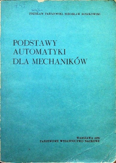 Podstawy Automatyki Dla Mechaników - W Opisie | Książka W Empik