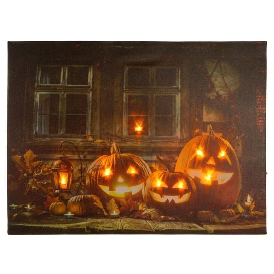 Podświetlany obraz Halloween, 30 x 40 cm, 9 LED Nexos