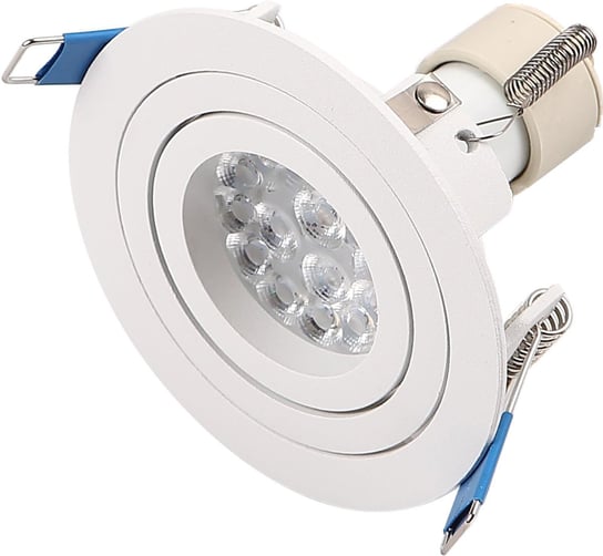Podtynkowa LAMPA sufitowa SIGNAL I H0084 Maxlight metalowa OPRAWA oczko do zabudowy białe MaxLight