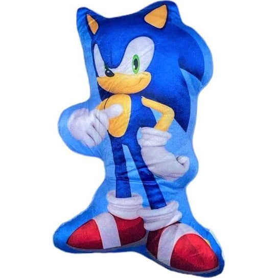 Poduszka 3D Dziecięca Dekoracyjna Sonic 33Cm Inna marka