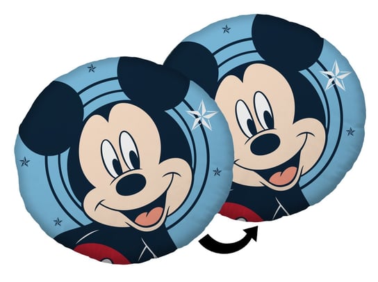 Poduszka 40 cm Mickey Stars Myszka Miki niebieska polarowa kształtka przytulanka Jerry Fabrics