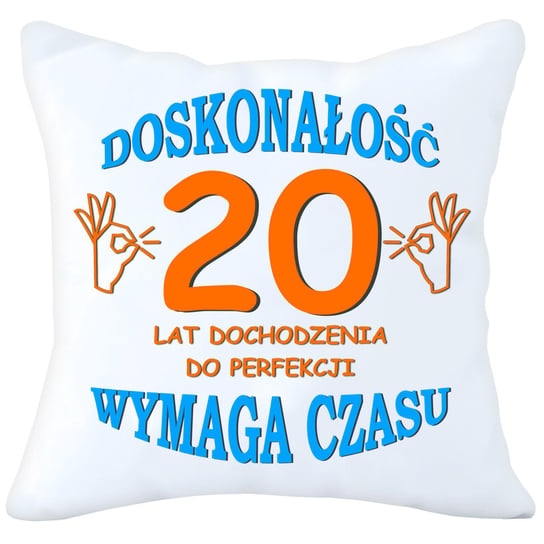 Poduszka 40X40 Prezent Urodziny 20 Dwudziestkę J&W