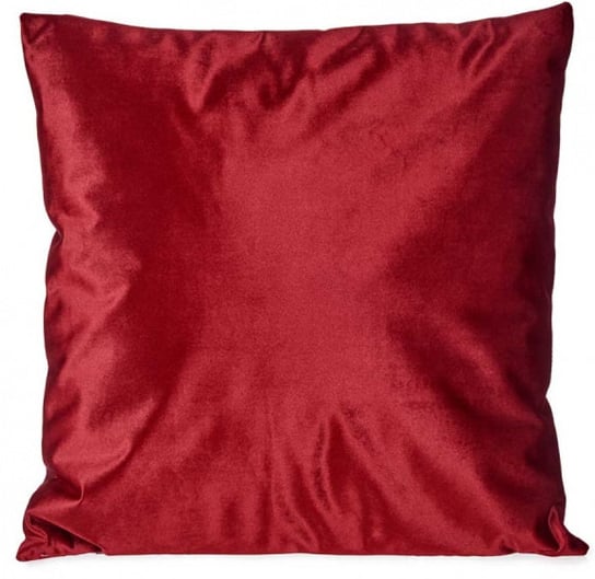 poduszka 45 x 45 cm poliester czerwony TWM