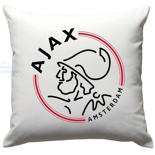 Poduszka Ajax Amsterdam z Nadrukiem 40x40cm z Napisem Dziecięca Jasiek Inna marka