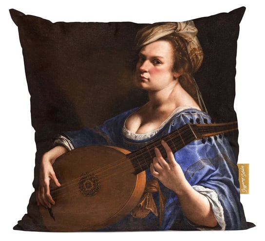 Poduszka Autoportret jako lutnistka Artemisia Gentileschi Szyjemy Sztukę