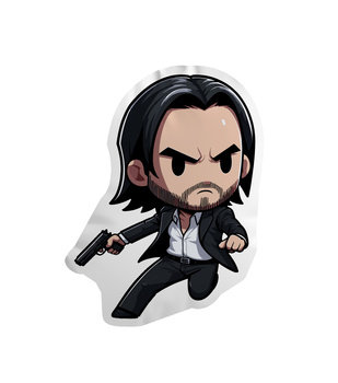 Poduszka Chibi John Wick Inna marka