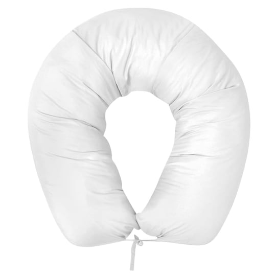 Poduszka ciążowa V, biała, 40x170 cm, mikrofibra Inna marka