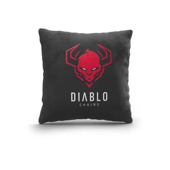 Poduszka dekoracyjna Diablo Chairs: czarna, do pokoju gracza Diablo Chairs